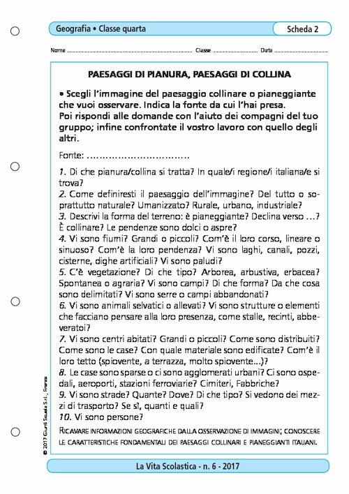 Paesaggi di pianura, paesaggi di collina | Giunti Scuola Paesaggi di pianura, paesaggi di collina | Giunti Scuola