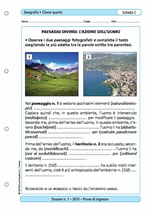 Paesaggi diversi: l'azione dell'uomo | Giunti Scuola Paesaggi diversi: l'azione dell'uomo | Giunti Scuola