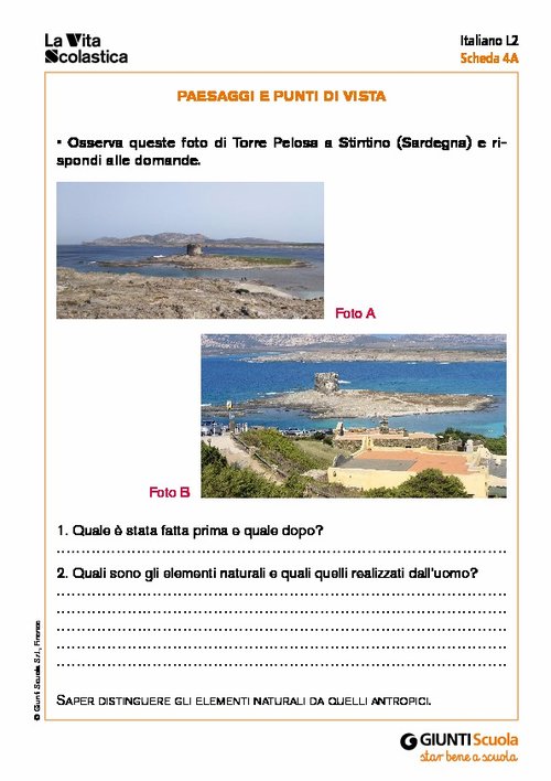 Paesaggi e punti di vista | Giunti Scuola Paesaggi e punti di vista | Giunti Scuola