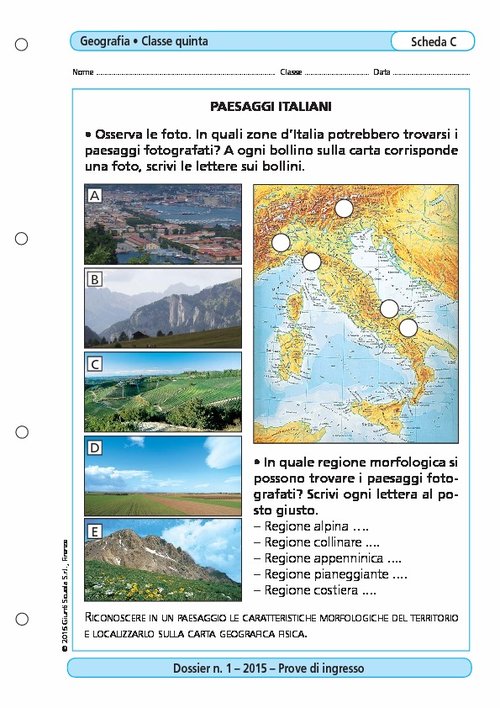 Paesaggi italiani | Giunti Scuola Paesaggi italiani | Giunti Scuola