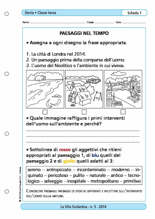 Paesaggi nel tempo | Giunti Scuola Paesaggi nel tempo | Giunti Scuola