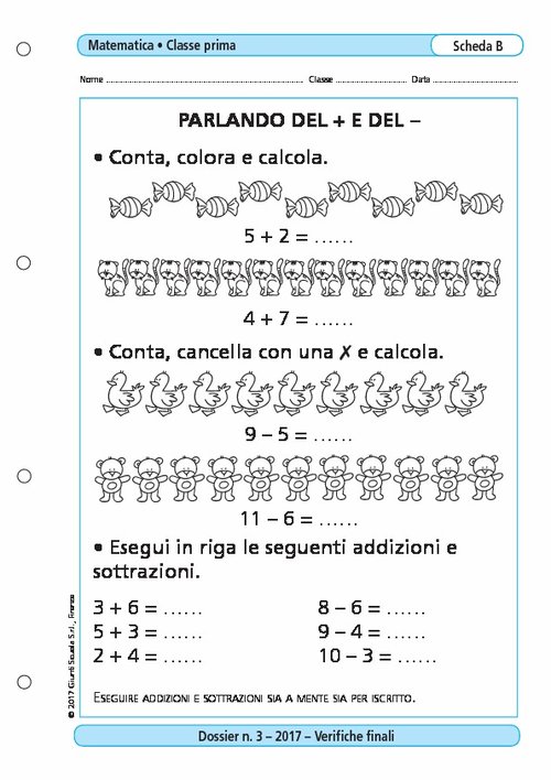 Parlando del + e del – | Giunti Scuola