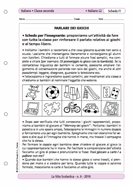 Parlare dei giochi | Giunti Scuola Parlare dei giochi | Giunti Scuola