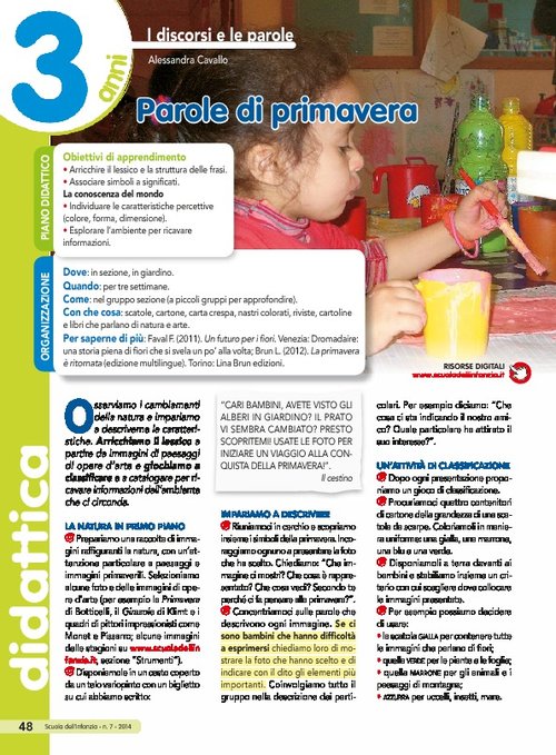 Parole di primavera | Giunti Scuola Parole di primavera | Giunti Scuola