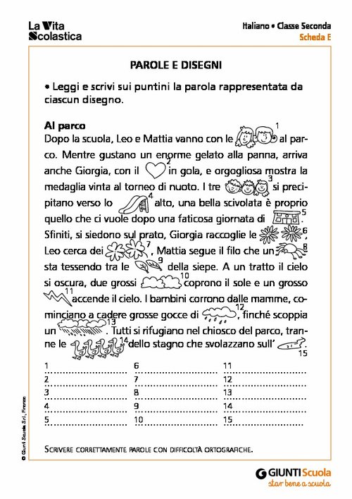 Parole e disegni | Giunti Scuola Parole e disegni | Giunti Scuola