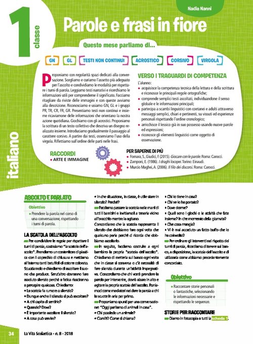 Parole e frasi in fiore | Giunti Scuola Parole e frasi in fiore | Giunti Scuola