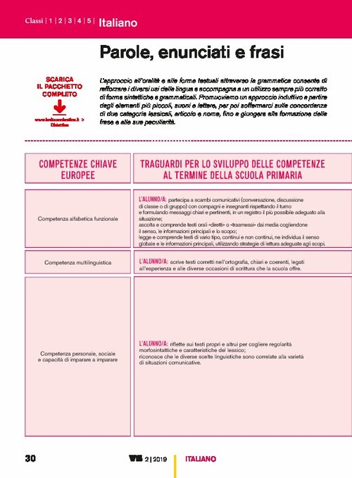 Parole, enunciati e frasi | Giunti Scuola Parole, enunciati e frasi | Giunti Scuola