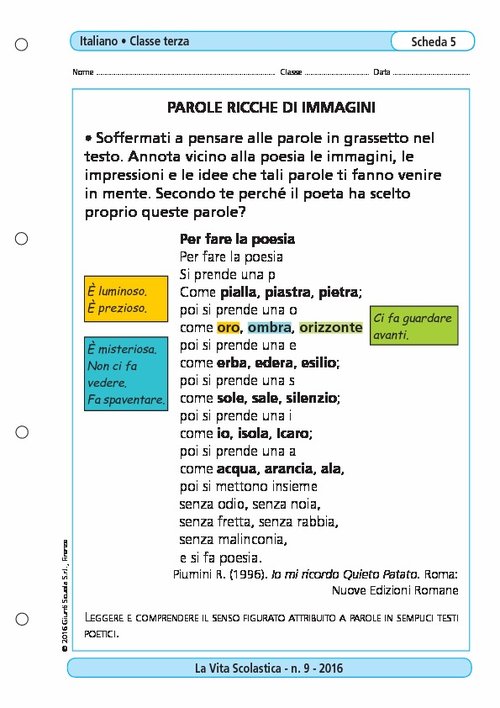 Parole ricche di immagini | Giunti Scuola Parole ricche di immagini | Giunti Scuola