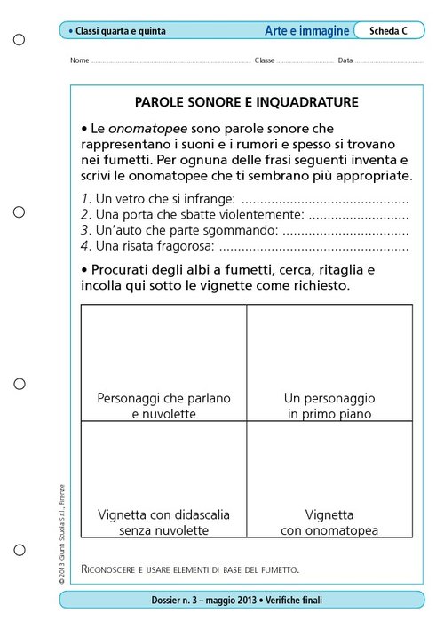 Parole sonore e inquadrature | Giunti Scuola Parole sonore e inquadrature | Giunti Scuola