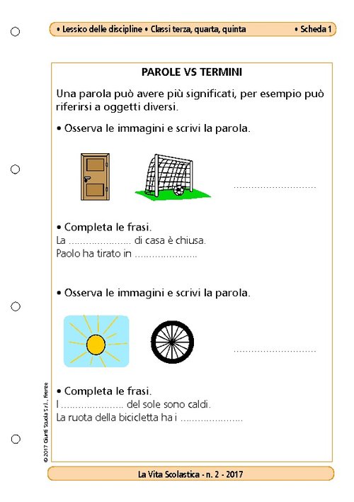 Parole vs termini | Giunti Scuola