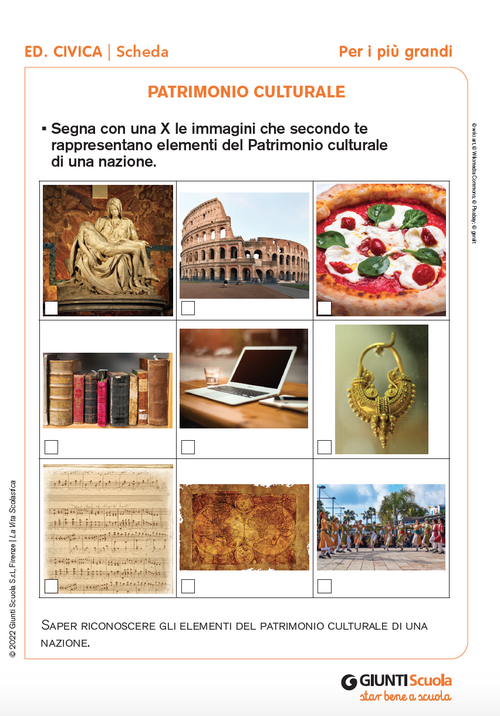 Patrimonio culturale | Giunti Scuola Patrimonio culturale | Giunti Scuola