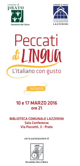 Peccati di lingua. L'Italiano con gusto | Giunti Scuola