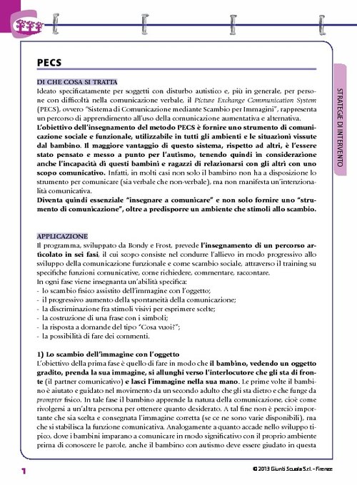 PECS.pdf | Giunti Scuola