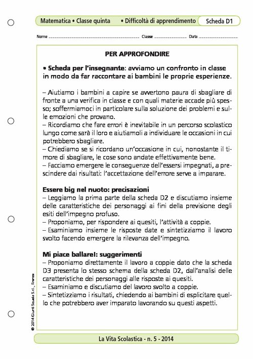 Per approfondire | Giunti Scuola Per approfondire | Giunti Scuola