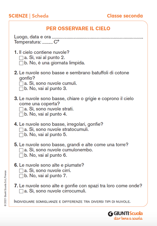Per osservare il cielo | Giunti Scuola Per osservare il cielo | Giunti Scuola