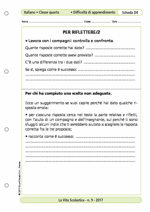 Per riflettere/2 | Giunti Scuola