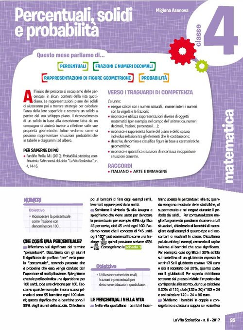 Percentuali, solidi, probabilità | Giunti Scuola Percentuali, solidi, probabilità | Giunti Scuola