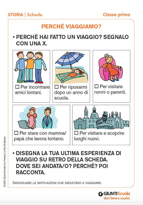 Perché viaggiamo? | Giunti Scuola