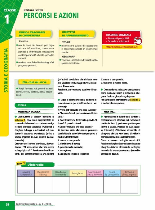 Percorsi e azioni | Giunti Scuola Percorsi e azioni | Giunti Scuola