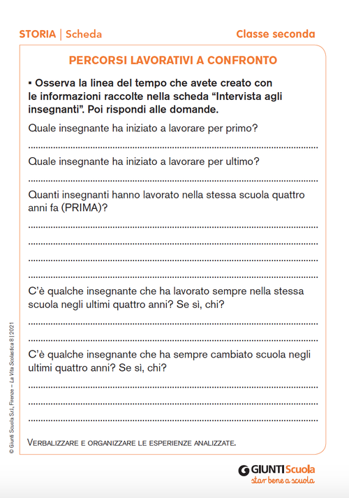 Percorsi lavorativi a confronto | Giunti Scuola Percorsi lavorativi a confronto | Giunti Scuola
