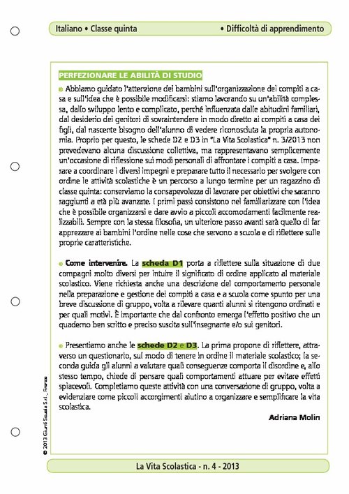 Perfezionare le abilità di studio | Giunti Scuola Perfezionare le abilità di studio | Giunti Scuola