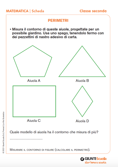 Perimetri | Giunti Scuola Perimetri | Giunti Scuola