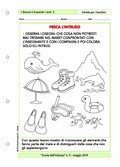 Pesca l'intruso | Giunti Scuola Pesca l'intruso | Giunti Scuola
