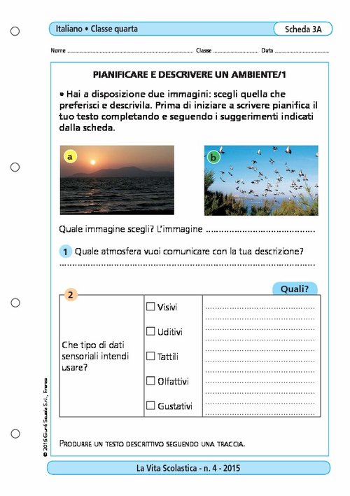 Pianificare e descrivere un ambiente/1 | Giunti Scuola Pianificare e descrivere un ambiente/1 | Giunti Scuola