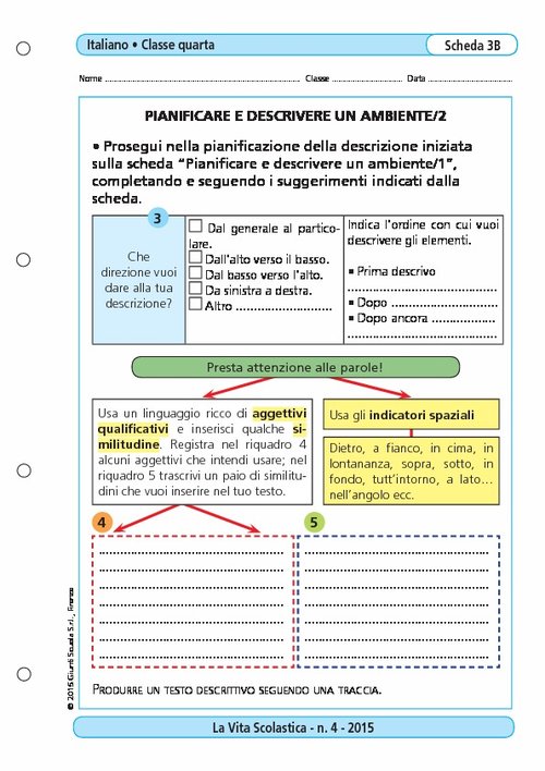 Pianificare e descrivere un ambiente/2 | Giunti Scuola Pianificare e descrivere un ambiente/2 | Giunti Scuola