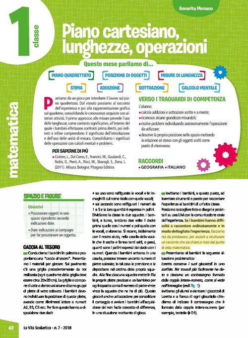 Piano cartesiano, lunghezze, operazioni | Giunti Scuola Piano cartesiano, lunghezze, operazioni | Giunti Scuola