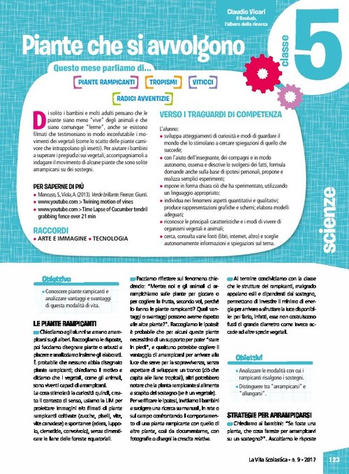 Piante che si avvolgono | Giunti Scuola Piante che si avvolgono | Giunti Scuola