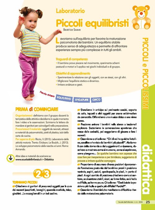 Piccoli equilibristi | Giunti Scuola Piccoli equilibristi | Giunti Scuola