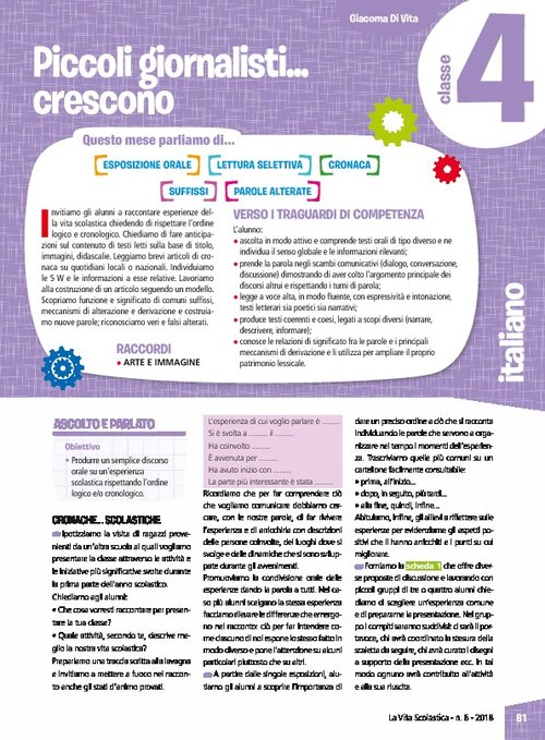 Piccoli giornalisti... crescono | Giunti Scuola Piccoli giornalisti... crescono | Giunti Scuola