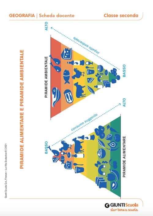 Piramide alimentare e piramide ambientale | Giunti Scuola Piramide alimentare e piramide ambientale | Giunti Scuola