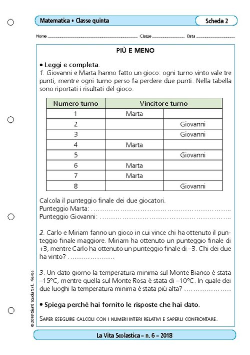 Più e meno | Giunti Scuola Più e meno | Giunti Scuola