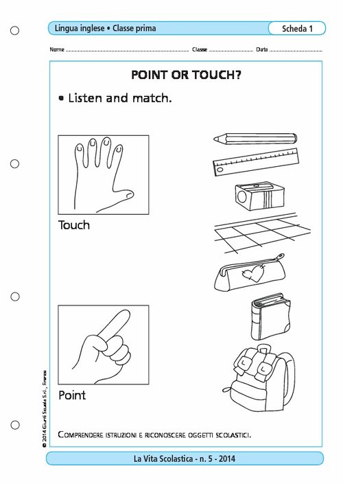 Point or touch? | Giunti Scuola