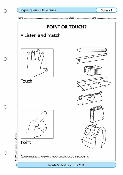 Point or touch? | Giunti Scuola Point or touch? | Giunti Scuola