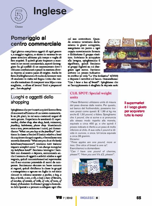 Pomeriggio al centro commerciale | Giunti Scuola