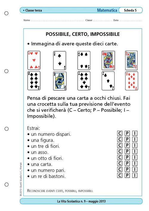Possbile, certo, impossibile | Giunti Scuola Possbile, certo, impossibile | Giunti Scuola