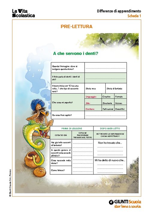 Pre-lettura | Giunti Scuola Pre-lettura | Giunti Scuola