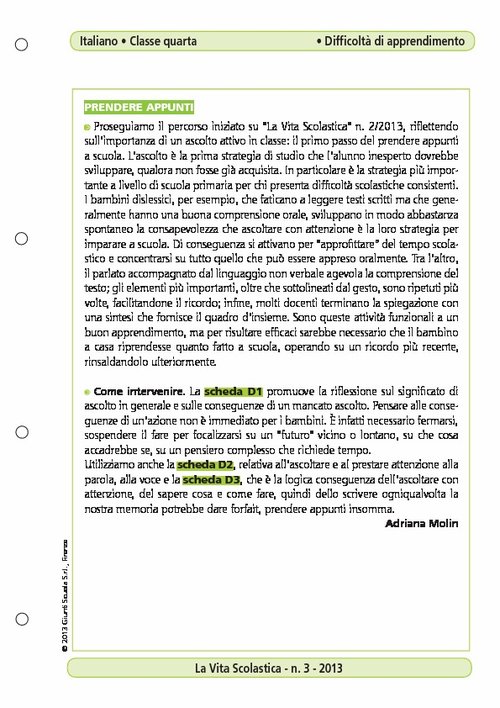 Prendere appunti | Giunti Scuola Prendere appunti | Giunti Scuola