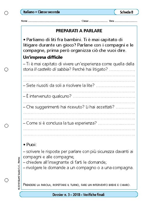 Preparati a parlare | Giunti Scuola Preparati a parlare | Giunti Scuola