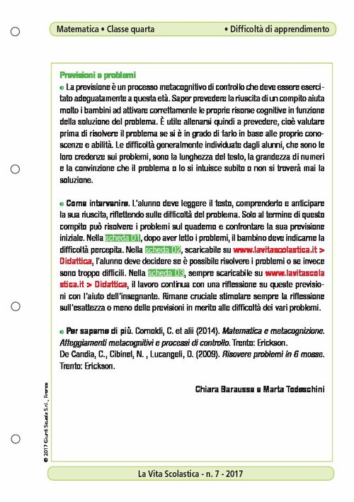 Previsioni e problemi | Giunti Scuola