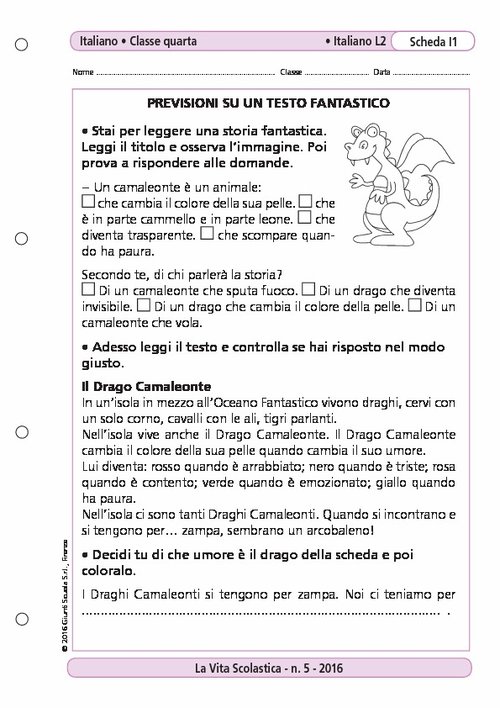 Previsioni su un testo fantastico | Giunti Scuola
