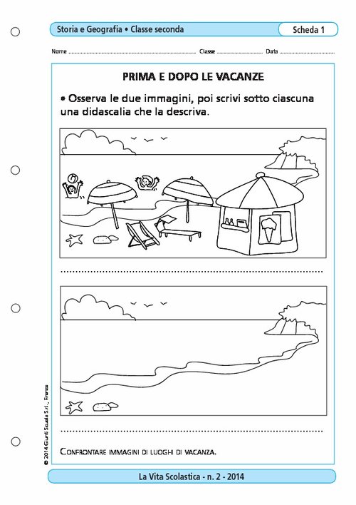 Prima e dopo le vacanze | Giunti Scuola Prima e dopo le vacanze | Giunti Scuola