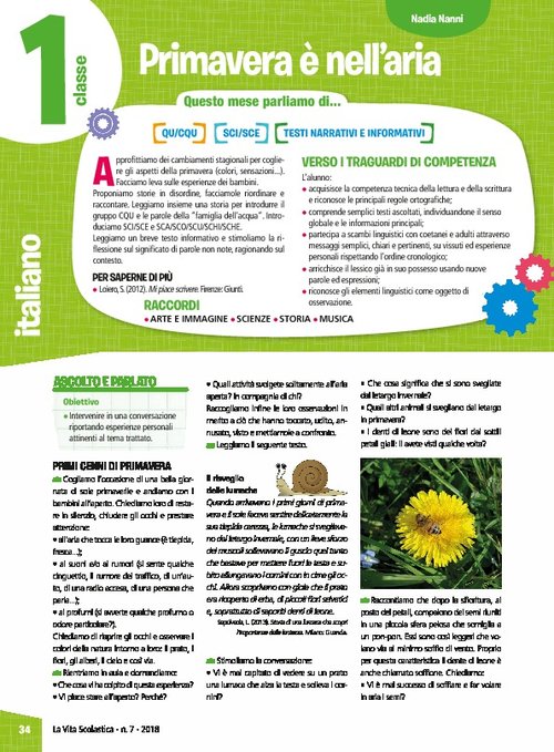 Primavera è nell’aria | Giunti Scuola Primavera è nell’aria | Giunti Scuola