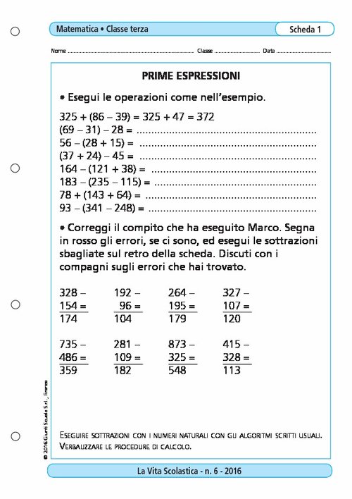 Prime espressioni | Giunti Scuola Prime espressioni | Giunti Scuola