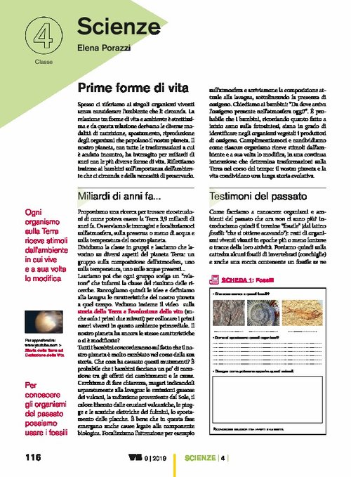 Prime forme di vita | Giunti Scuola Prime forme di vita | Giunti Scuola