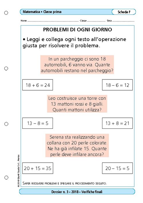 Problemi di ogni giorno | Giunti Scuola Problemi di ogni giorno | Giunti Scuola