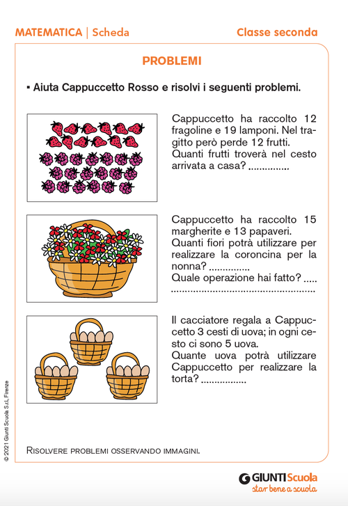 Problemi | Giunti Scuola Problemi | Giunti Scuola
